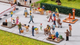 NOCH 16280 - H0 - Figuren-Themenwelt Flohmarkt - Set 1